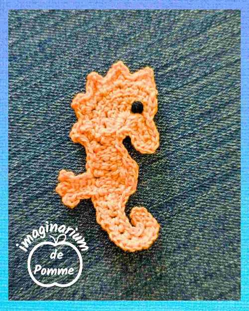 hippocampe à plat